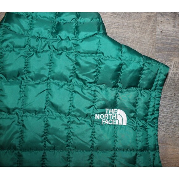 The‎ North Face Men Quilted T-Ball Eco Vest GREEN NWT - Picture 4 of 4
